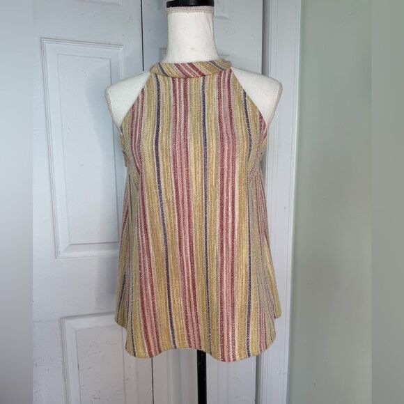 Tops - Stripped Earthy Bohemian Casual Top by the Brand W5 Sz Medium